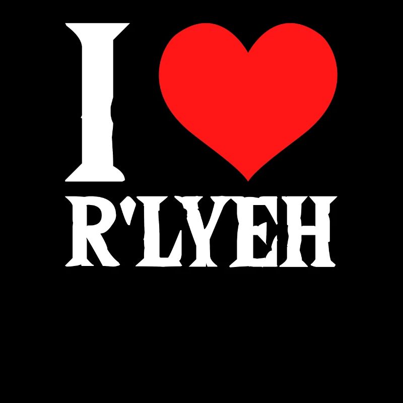 Cthulhu I Love R'lyeh, Funny Cosmic Horror Cthulhu