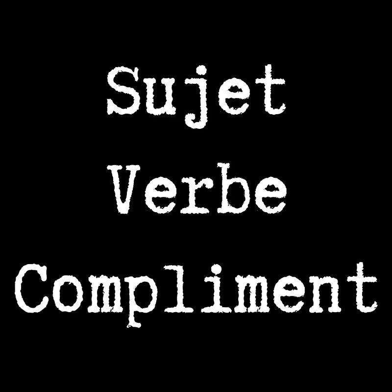 sujet verbe compliment