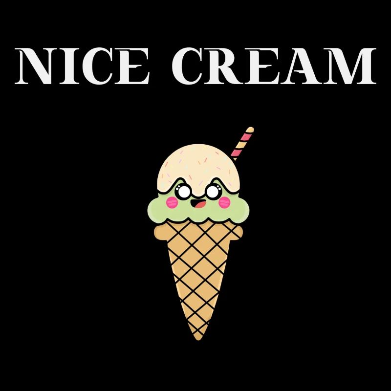 NICE CREAM Geschenkidee Eis Eiscreme süß niedlich