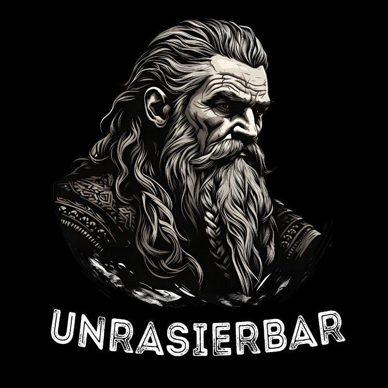 Lustiger Bart Spruch Wikinger Bartträger