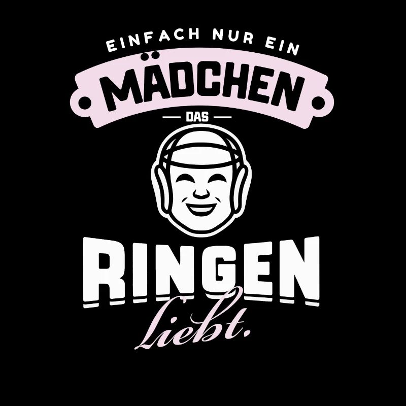 Nur ein Mädchen, das Ringen liebt