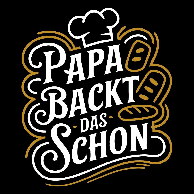 Papa backt das schon - unser backender Papa