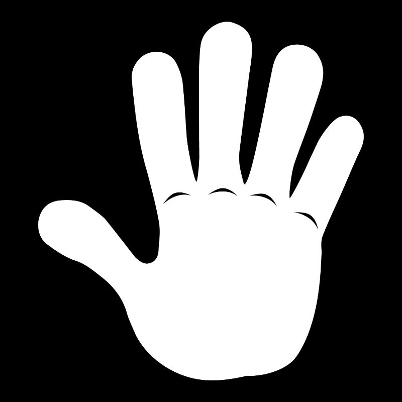 Hand Gimme 5 | Black / White