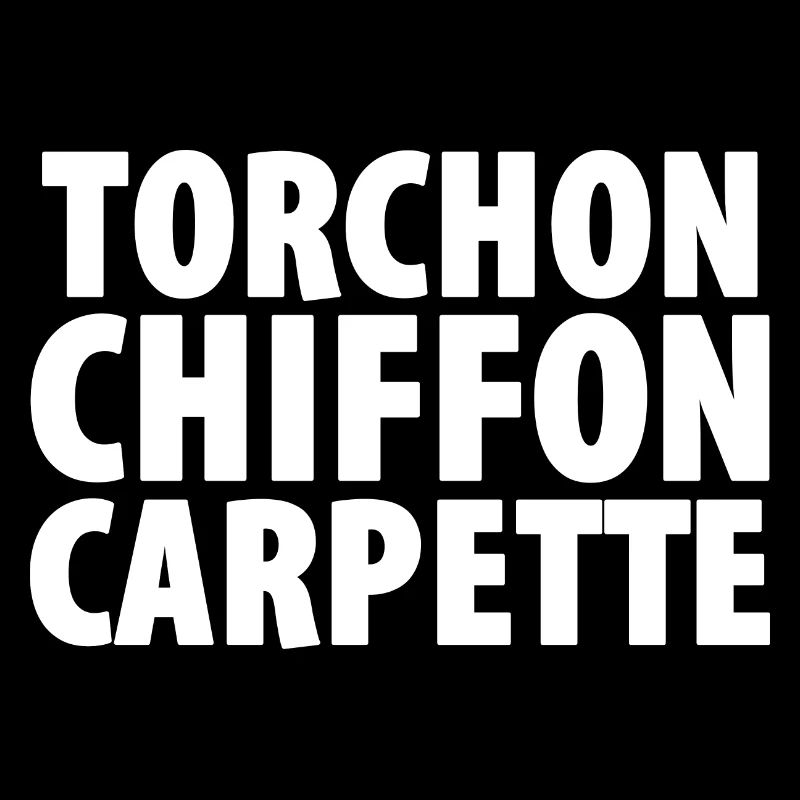 torchon chiffon carpette
