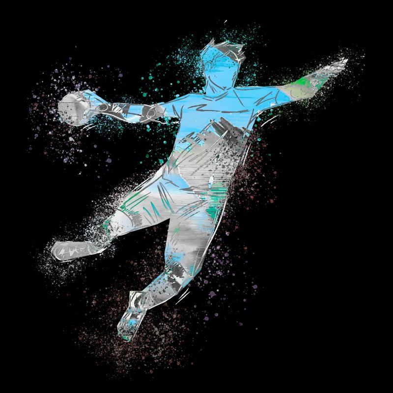 Handball, handballeur, Beach handball, Graffiti