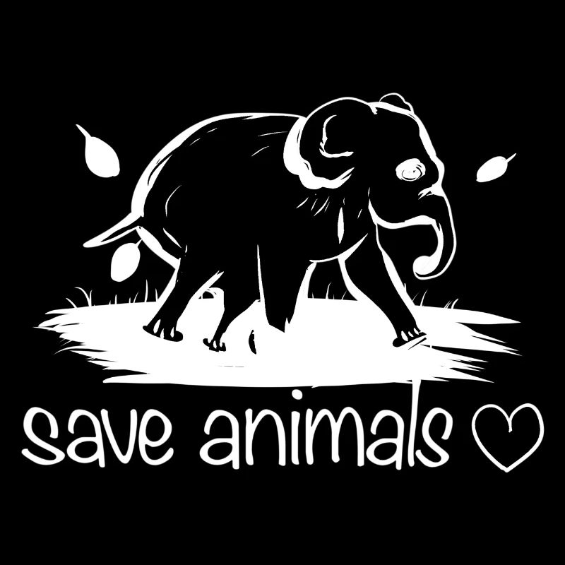 save animals animal elephant nature protection