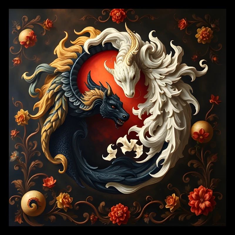 Ying Yang Dragon