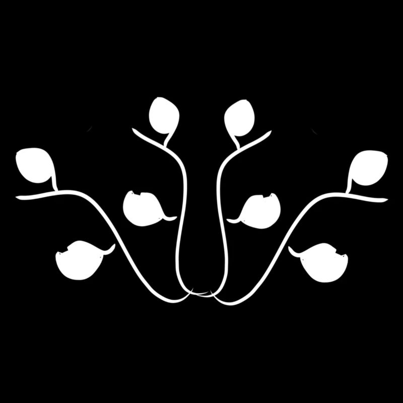 Branches Symbole Lignes de plantes