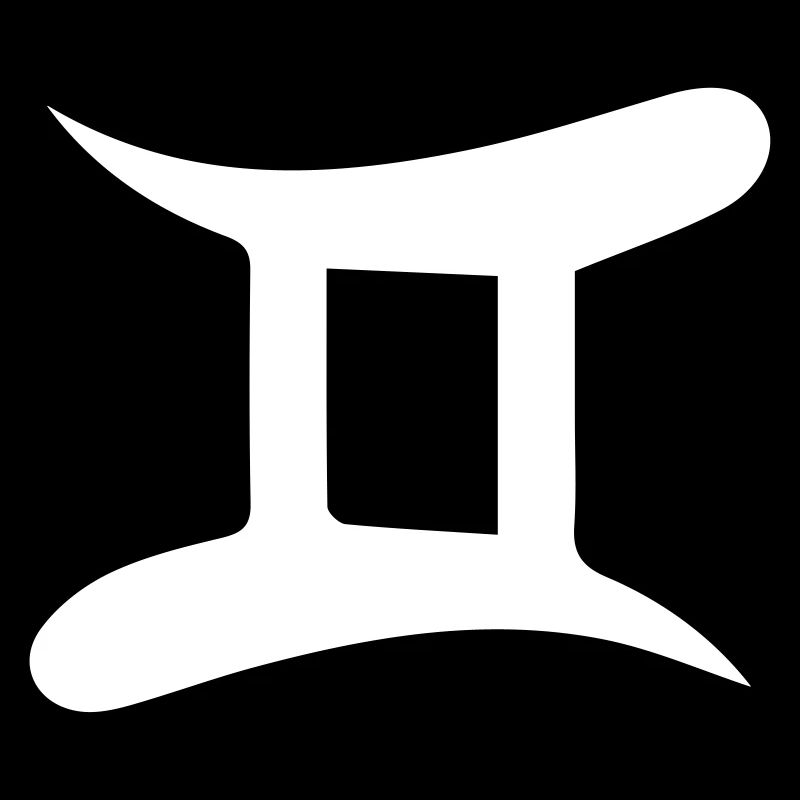 Sternzeichen Zwilling Weiß Geschenk Geschenkidee