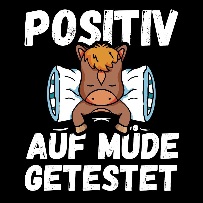 Positiv auf Müde getestet Pferd Fun