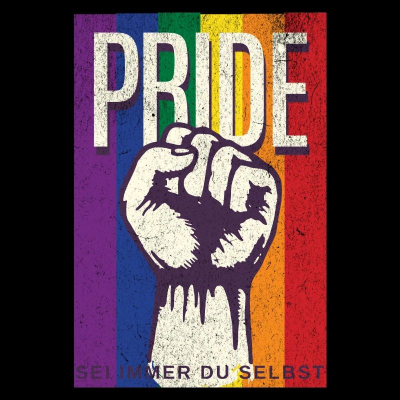 LGBT Mensch Regenbogen Faust | Bunte Liebe