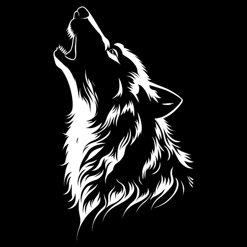 Wolf Howls Full Moon Forest Nature Hiking Wilderness