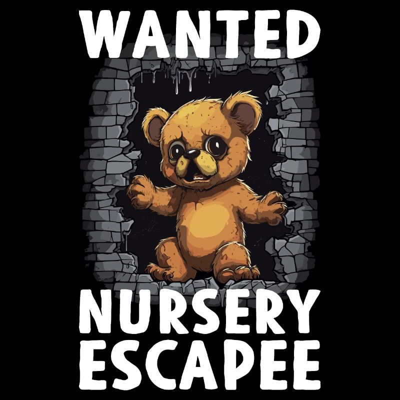 Teddy Bear on the Run Teddy Wanted Nursery Escap