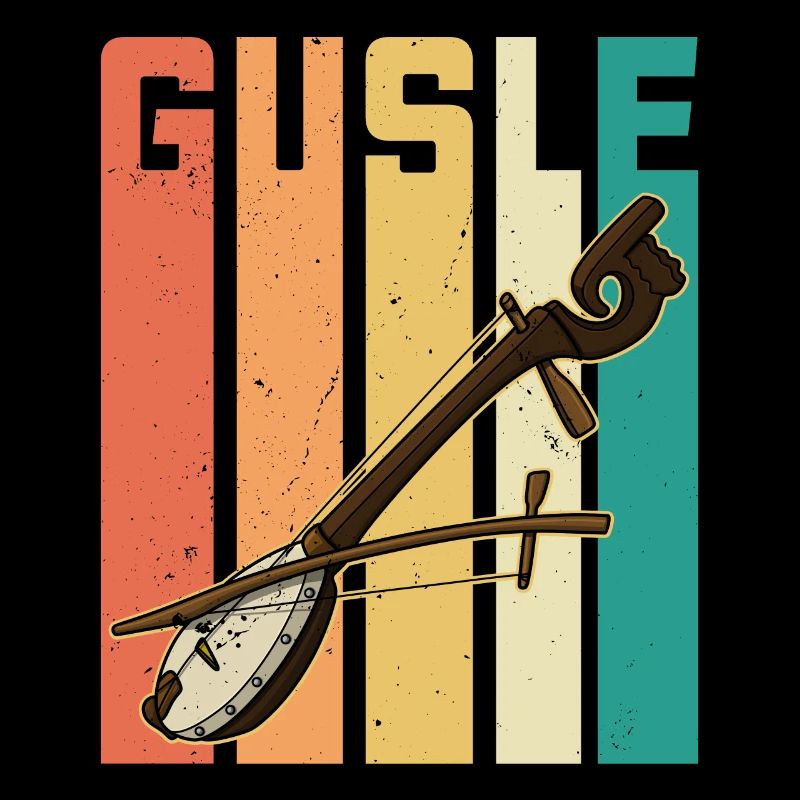 Gusle Retro Serbie Balkans Folklore Musique