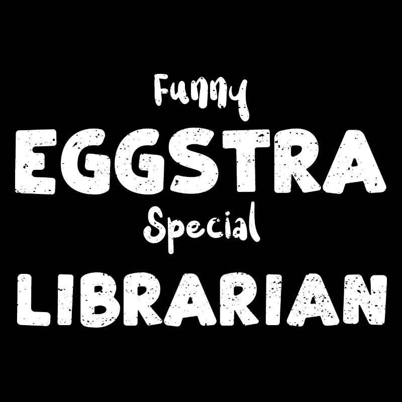 Drôle Eggstra Bibliothécaire spécial