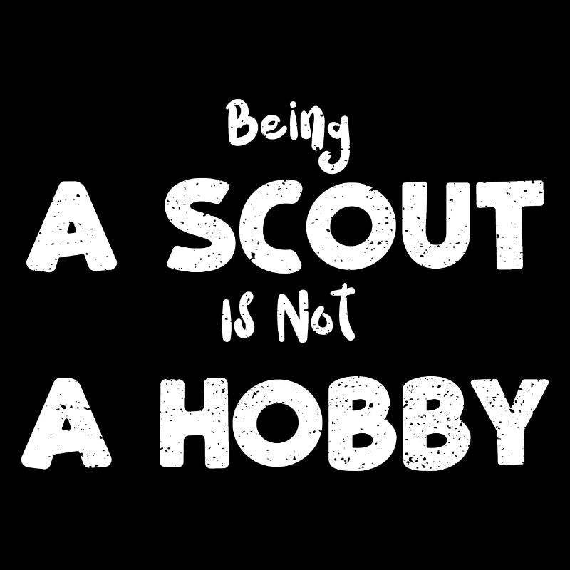 Being A Scout Is Not A Hobby