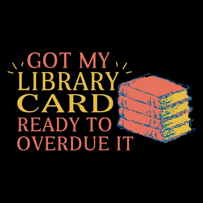 J’ai ma carte de bibliothèque prête pour