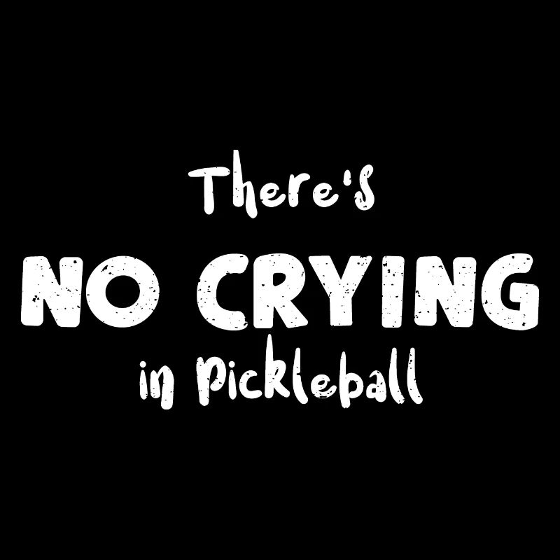 Il n’y a pas de pleurs dans le pickleball