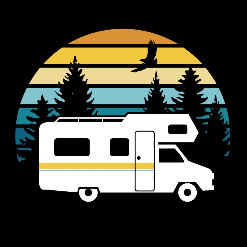 Camping-car dans la nature Camping Camping Caravane