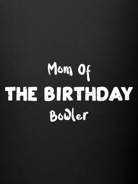 Maman du bowler d’anniversaire