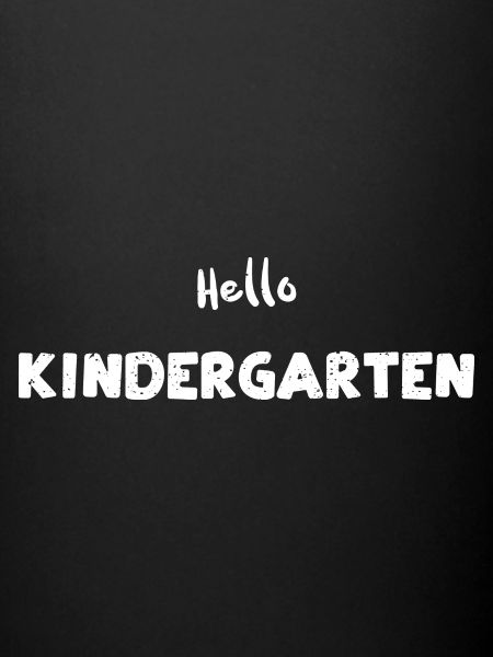 Hello Kindergarten - Kindergarten