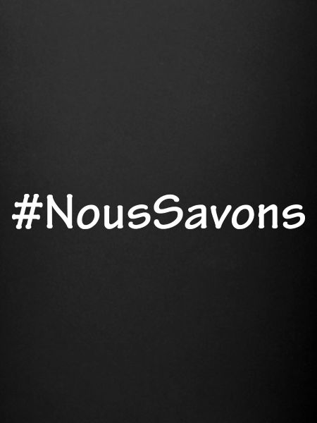 #NousSavons (blanc)