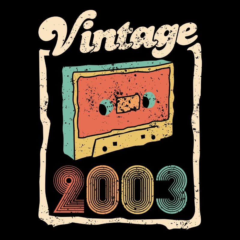 Vintage 2003 20. Geburtstag Geschenkidee Männer