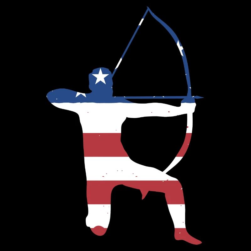 Sport Us Flag Tir à l’arc