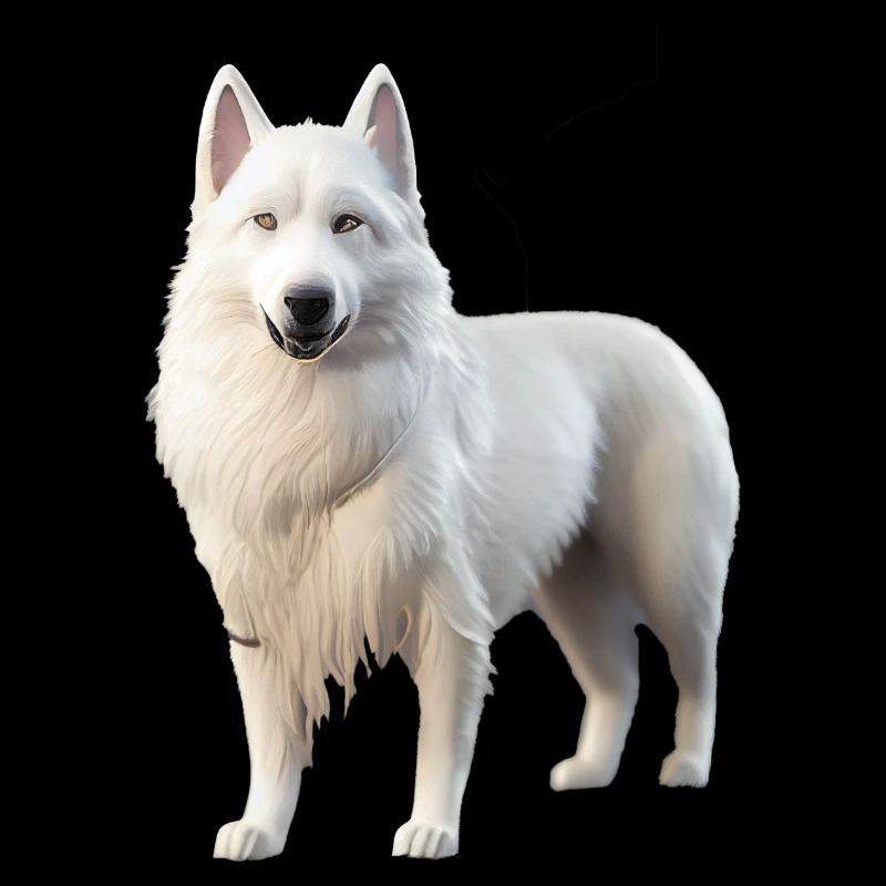 Chien de berger blanc
