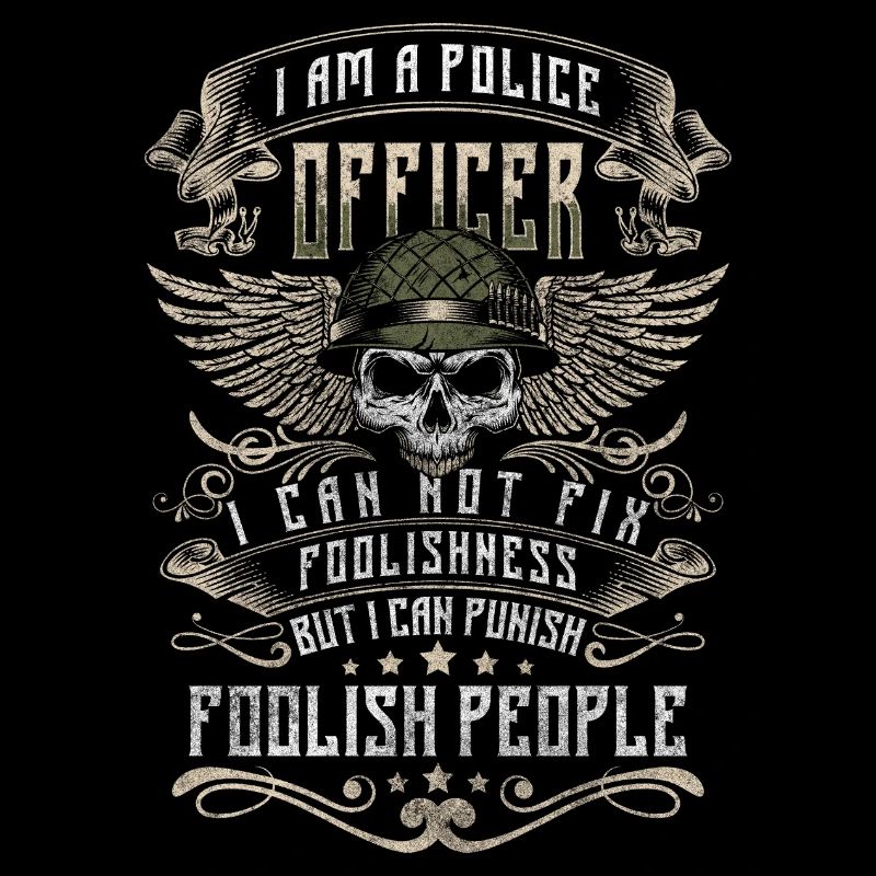 Policewoman Blue Light Thief