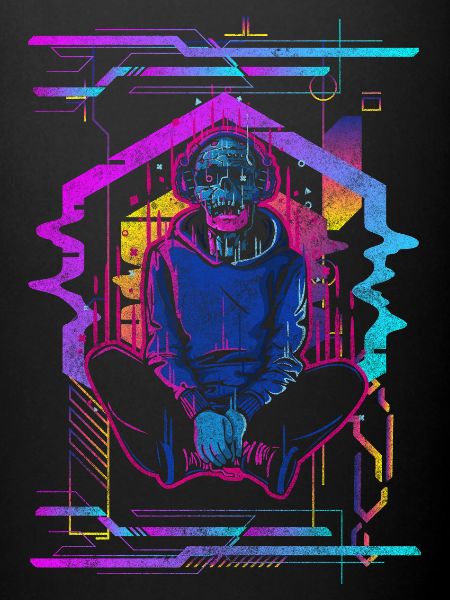 Future Android Neon Gaming