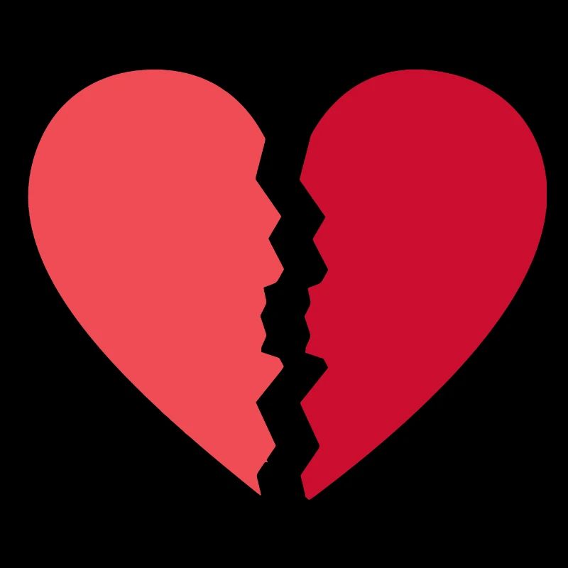 Broken Heart Sad Separation Gift