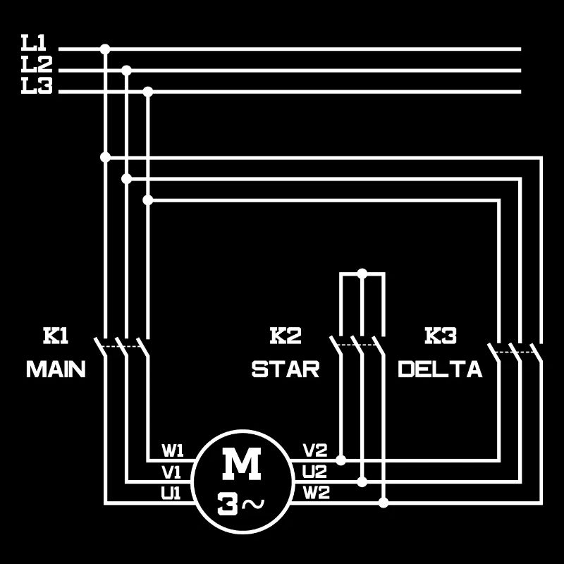 Electrical engineering Engine Motor Stern Triangle
