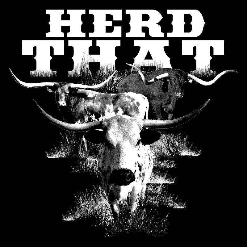 Herd That Longhorns - farmer Farmer Bauer