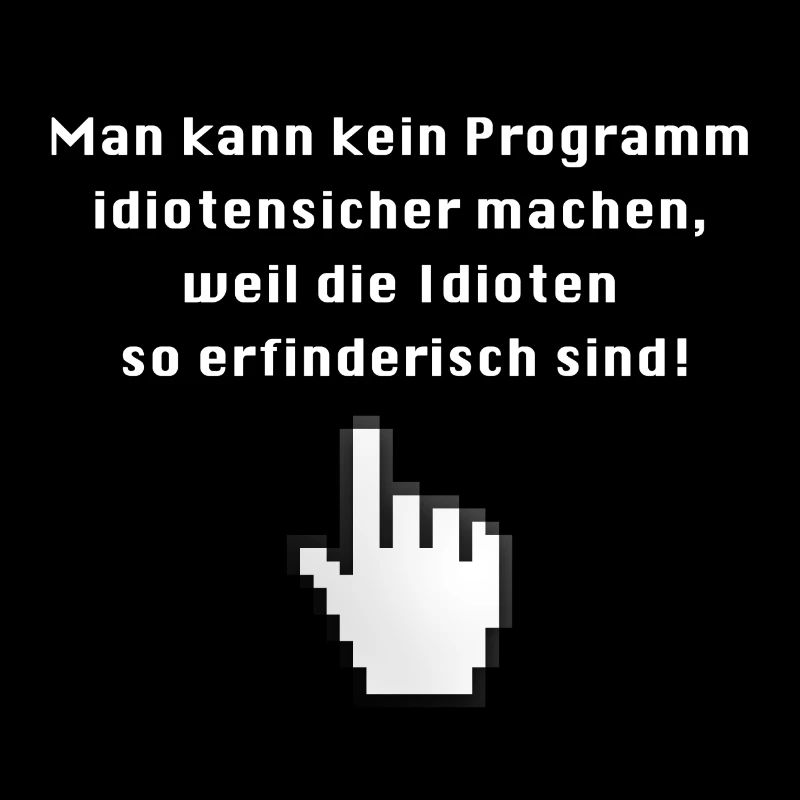 Computer saying funny operation