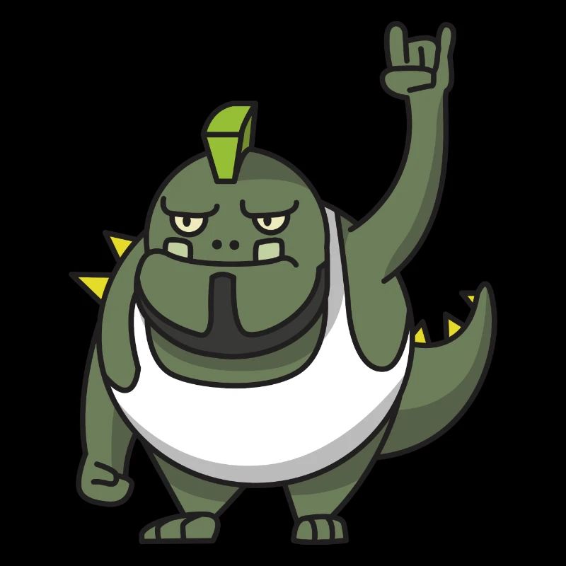 Troll Rock Gift Punk Comic funny fantasy