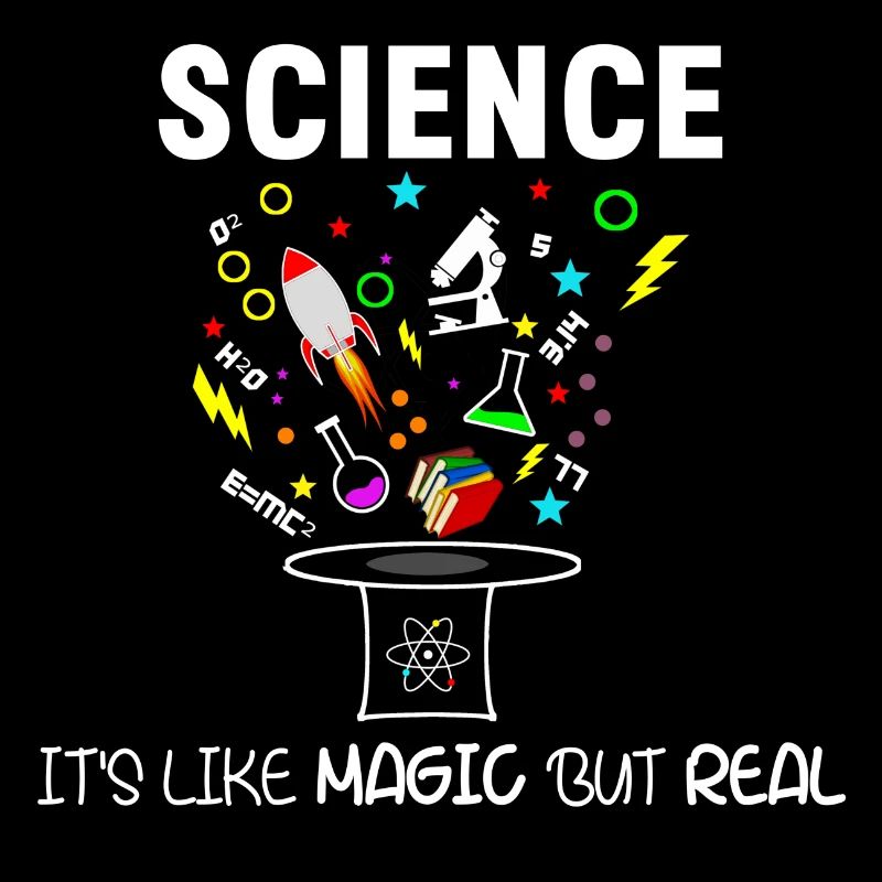 Science is like magic but real Geschenk scientist