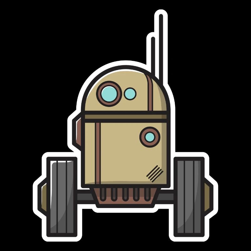 Robot Science Fiction Gift Nerd Future Bot