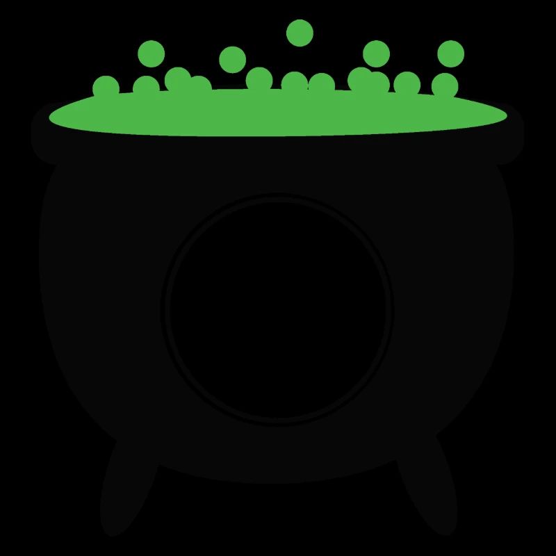 Witches Cauldron Monogramm