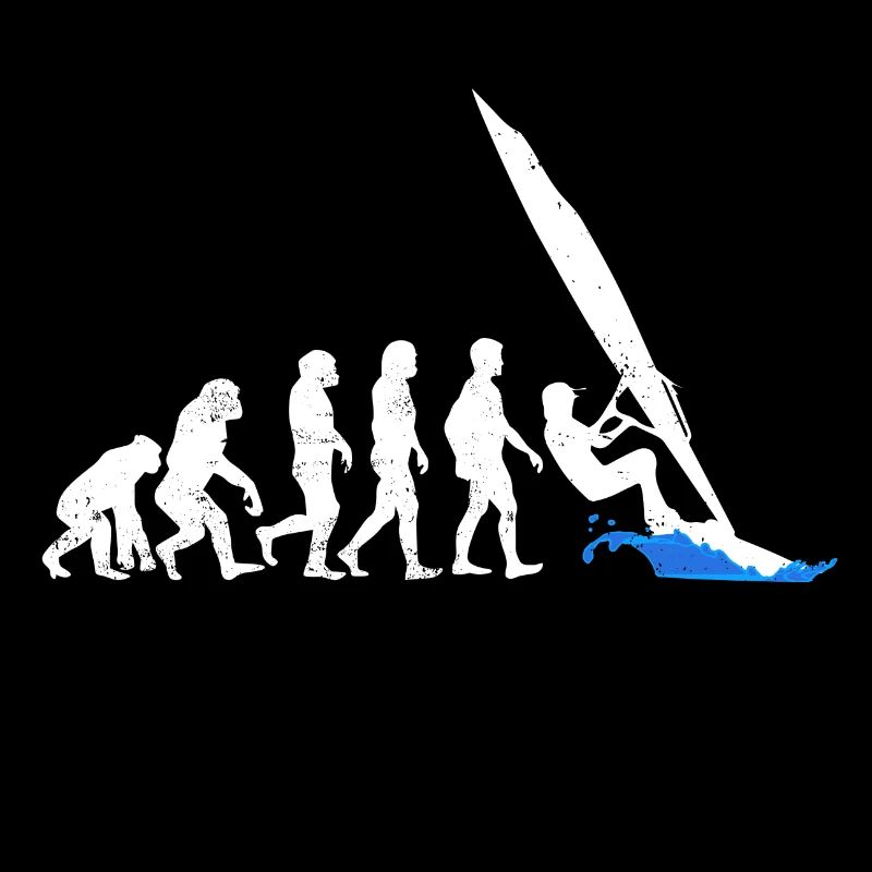 Evolution de l'évolution de la planche à voile
