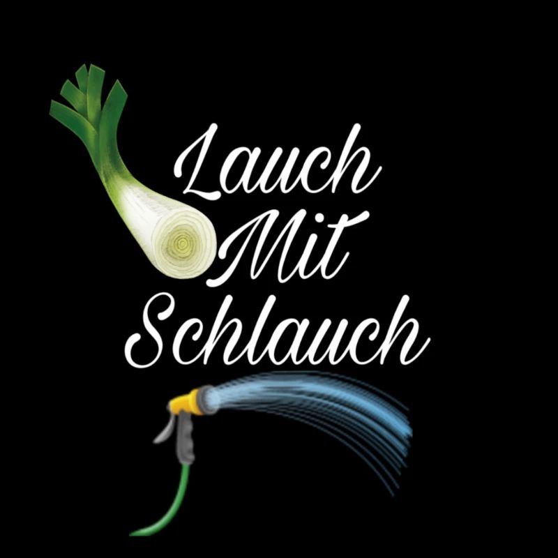 Leek with hose, gift idea