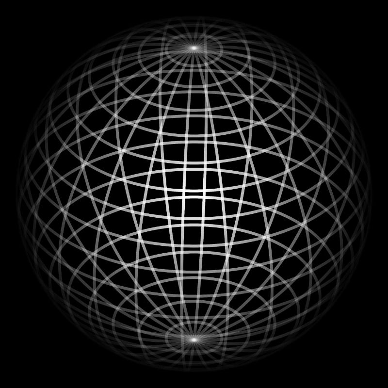 cercle / boule en blanc