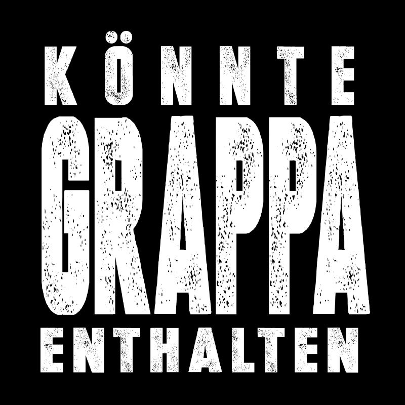 Enthält Grappa, Geschenk Geschenkidee, Shirt, Tee