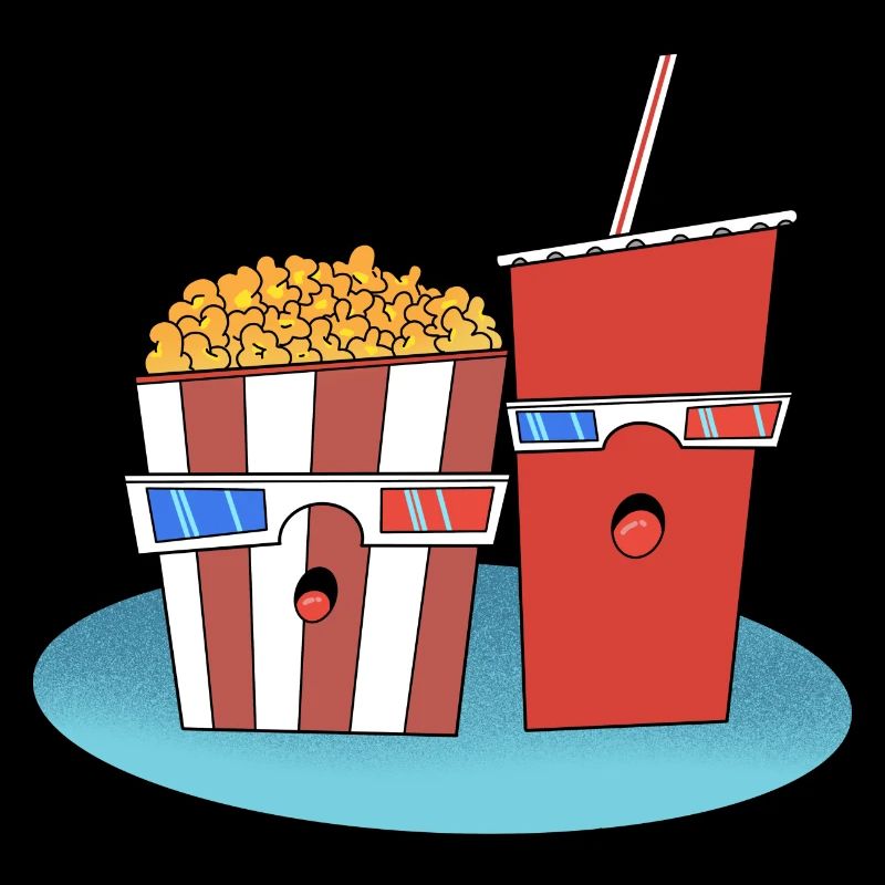 Chemise de maïs éclaté et boisson cadeau