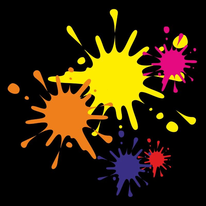 Klecks Farbklecks Maler Künstler Geschenkidee