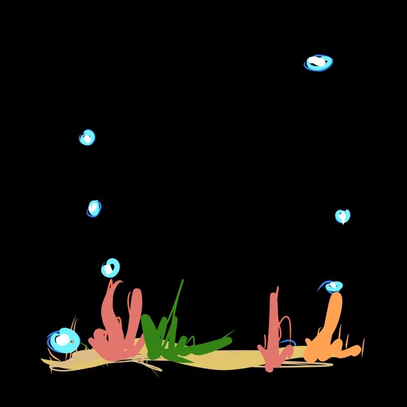 coral plants underwater world