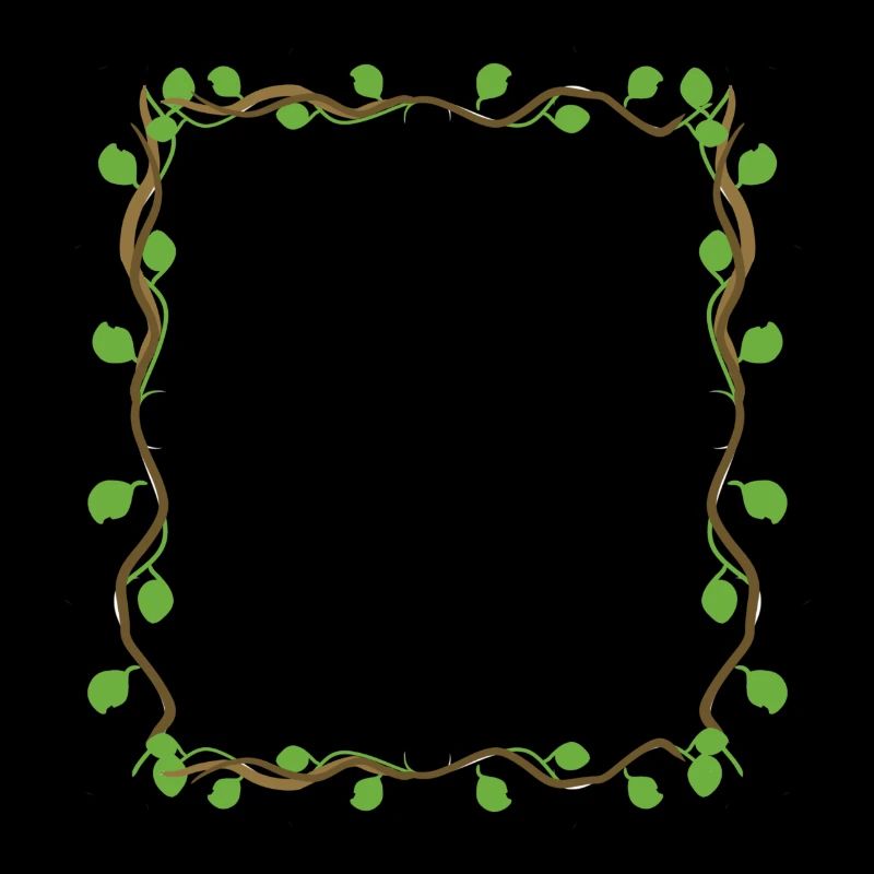 Leaves Square Shape Symbol Square
