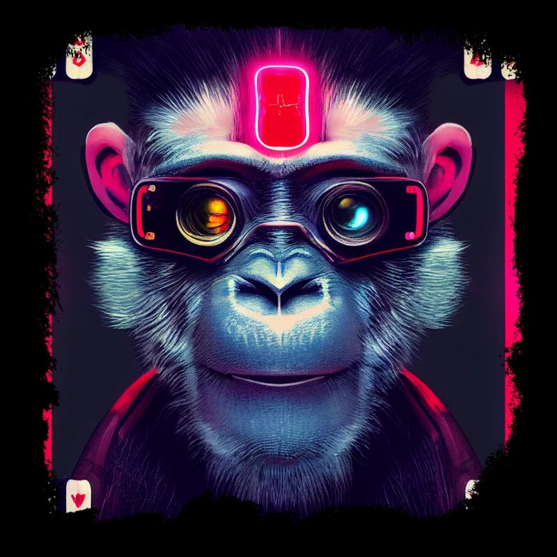 Cyber punk Monkey