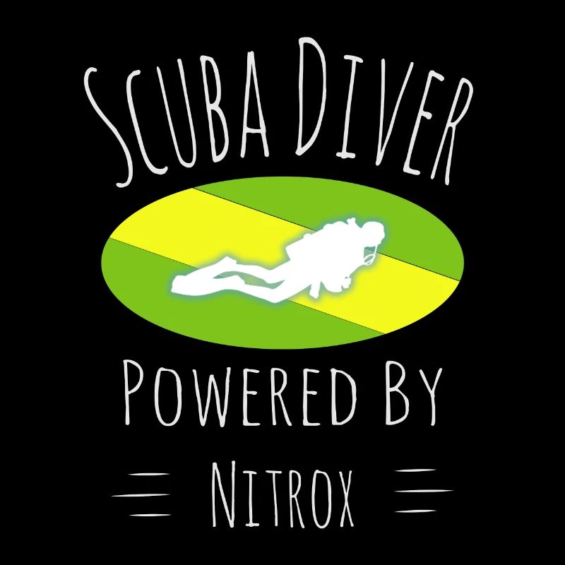 Powered by Nitrox, divers, scuba, diving, EAN