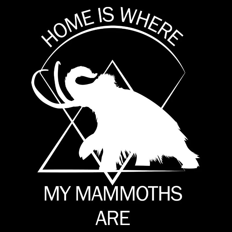 Lustiges Mammut Steinzeit Eiszeit Design Urzeit